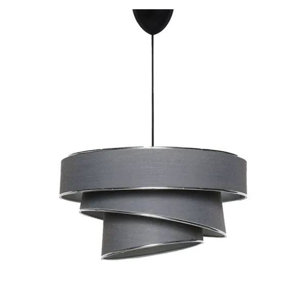Závesný luster Couper - Anthracite, strieborná