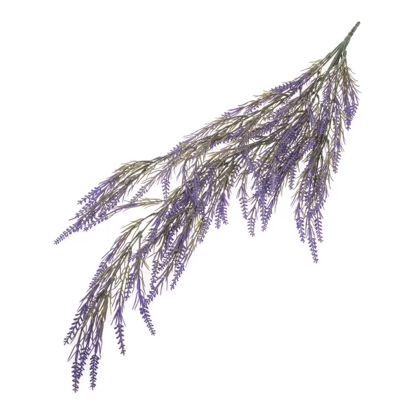 Větev z umělé levandule, výška 82 cm