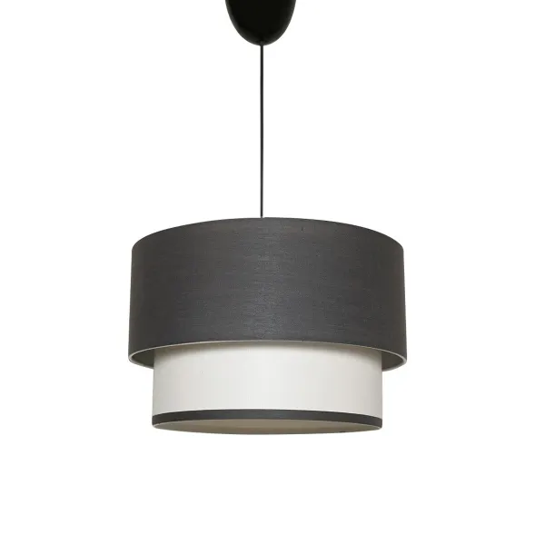 Závesný luster SP286 antracitová, biela