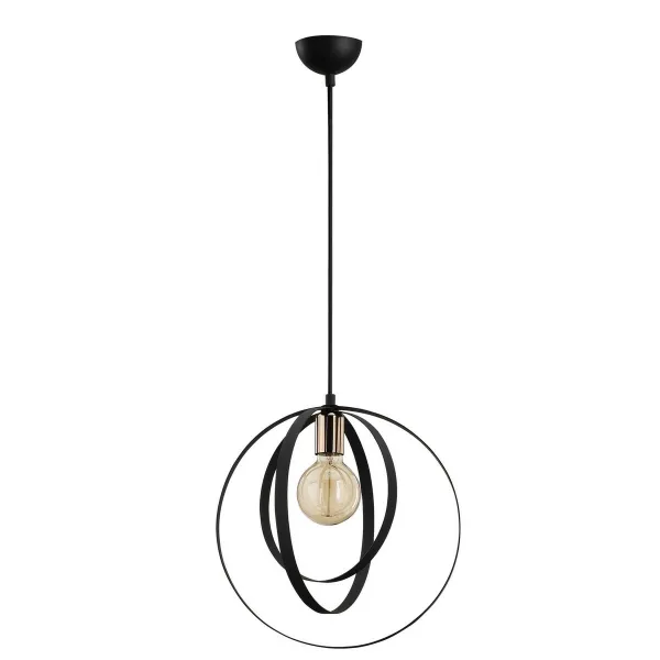 Závesný luster Vaveyla - 446-S, čierna