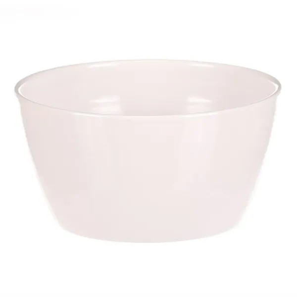 Keramický obal na kvety Terakota, pr. 15 cm, biela