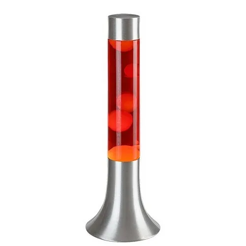 Rabalux 76025 dekoratívna lávová stolná LED lampa Poppilol, červenožltá