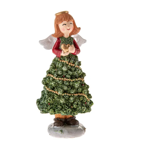 Vianočný anjel 12,5 cm, polyresin