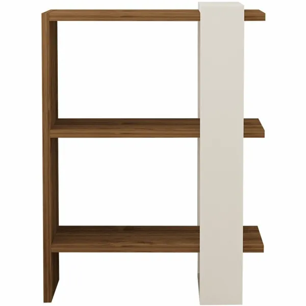 Knižnica Gaye Walnut White