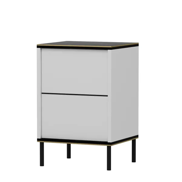 Nočný stolík Imaj White Marble