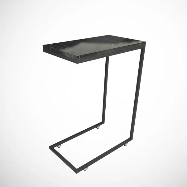 Odkladací stolík Callen Black Marble