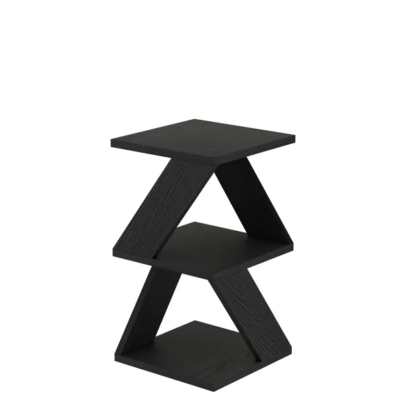 Odkladací stolík Albeni Black Wooden
