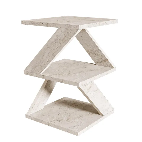 Odkladací stolík Albeni Travertine