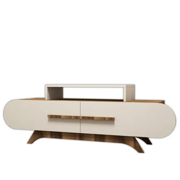 Televízny stolík Rose Walnut Cream