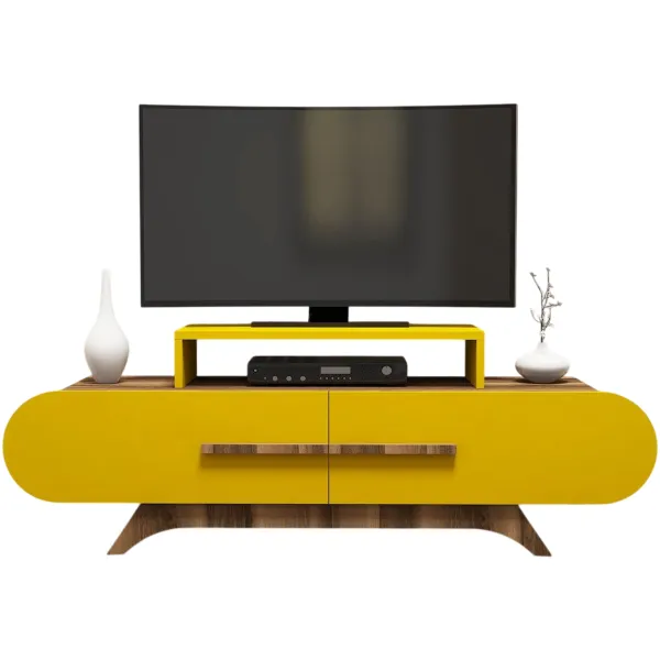 Televízny stolík Rose Walnut Yellow