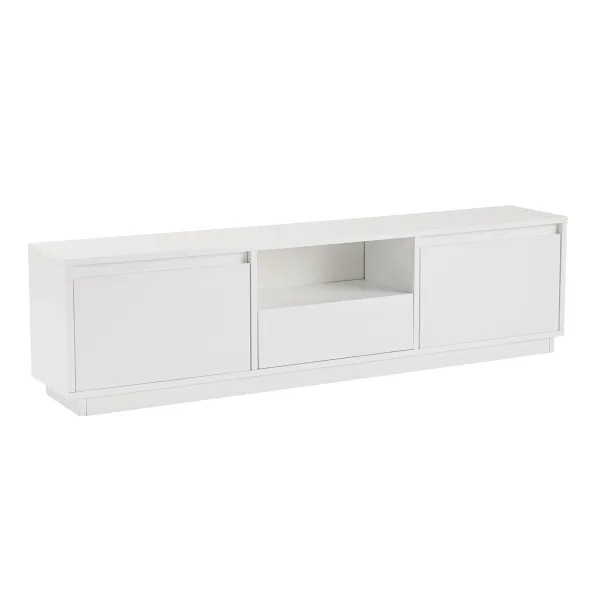 Televízny stolík Vanguard Natural White