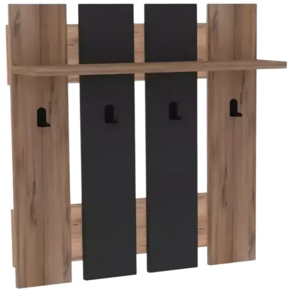 Nástenný vešiak Mita Walnut