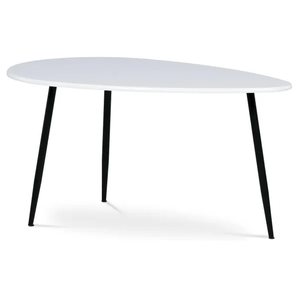 Odkladací stolík 100 x 60 cm, biela, L