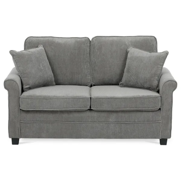 Dvojmiestna pohovka ASB-4170 GREY2, manžester, sivá