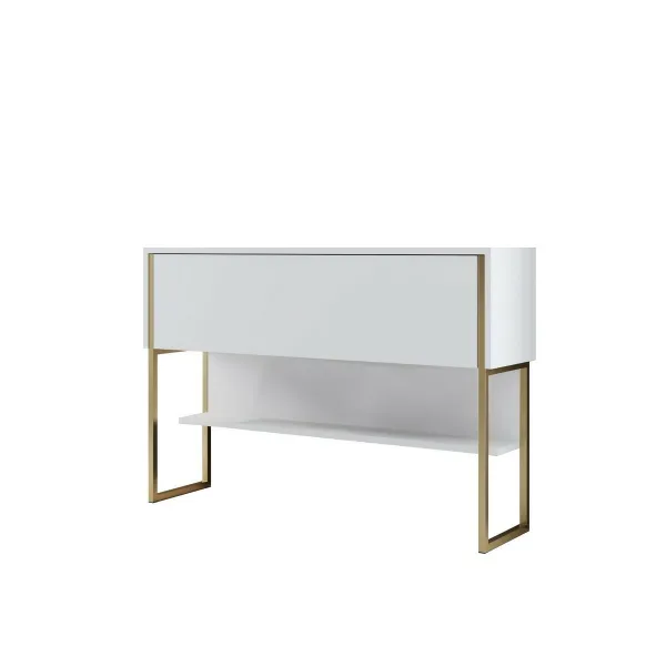 Komoda Luxe White and Gold