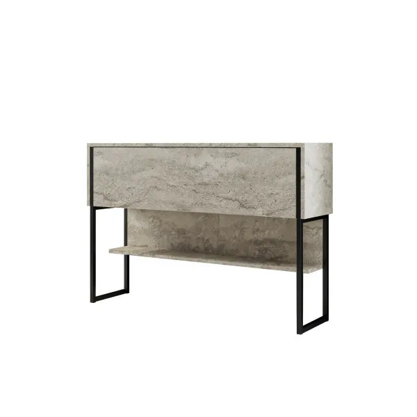 Komoda Luxe Travertine and Black