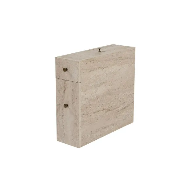 Skrinka do kúpeľne Calencia Travertine