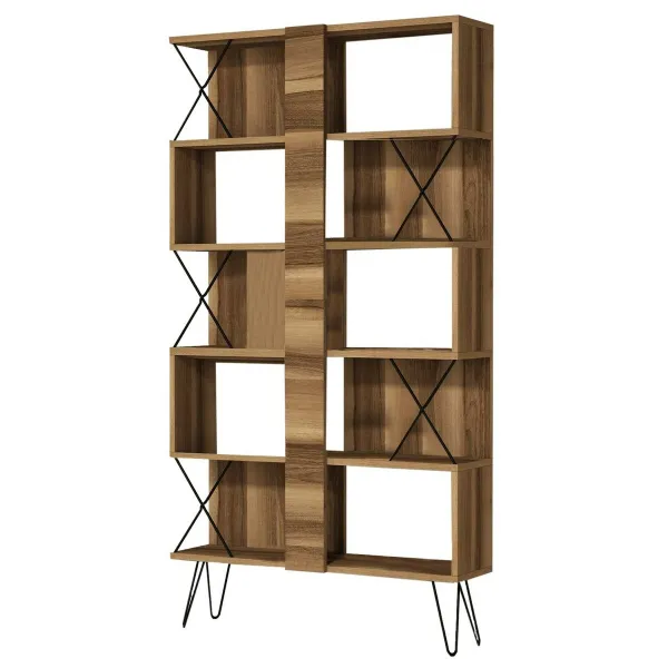 Knižnica Extra Walnut