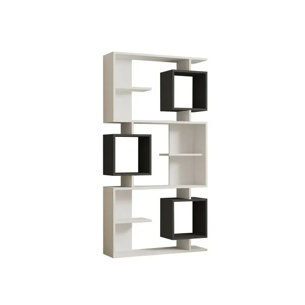 Knižnica Icardi Anthracite and White