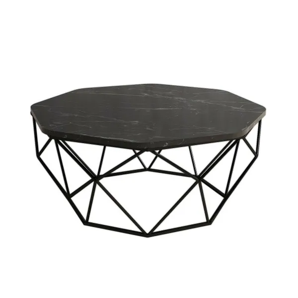 Konferenčný stolík Diamond Black Marble