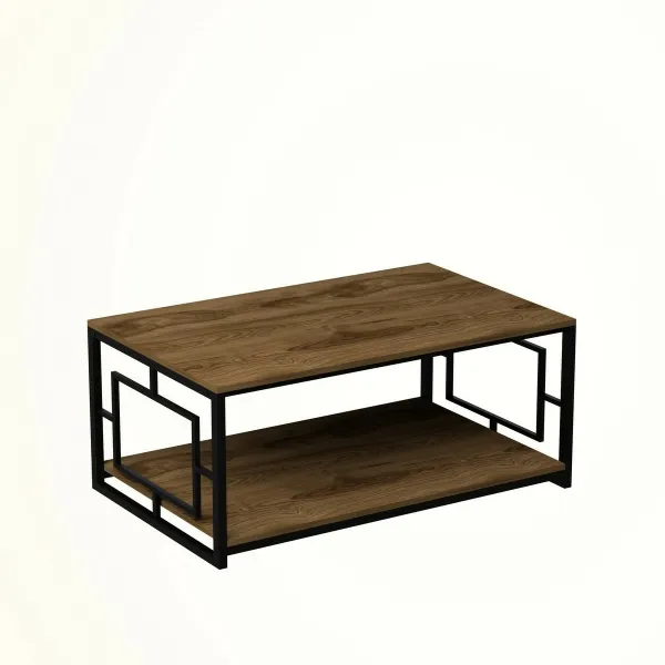 Konferenčný stolík Kelvin Black and Walnut
