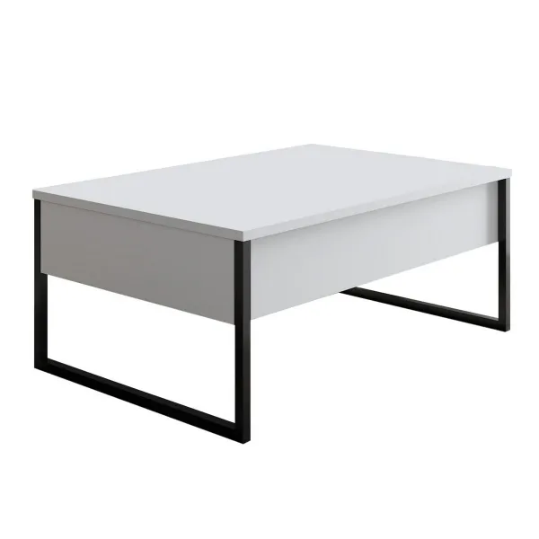 Konferenčný stolík Luxe White and Black