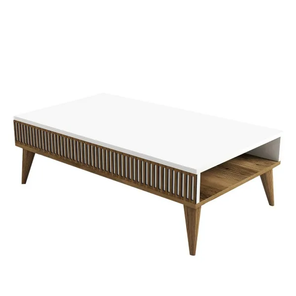 Konferenčný stolík Mila White and Walnut