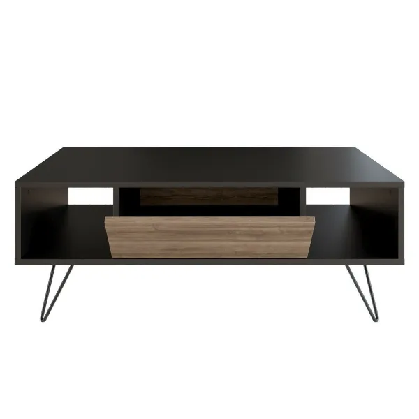 Konferenčný stolík Mistico Black and Walnut