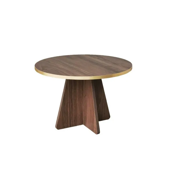 Konferenčný stolík Mushroom Gold and Walnut