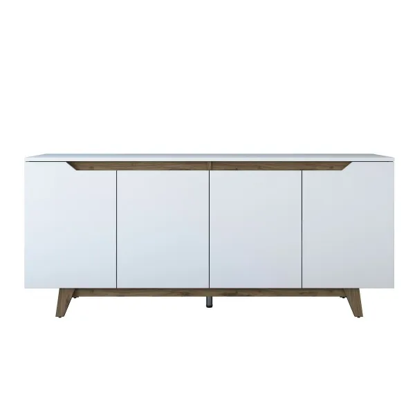 Skrinka Good White and Walnut