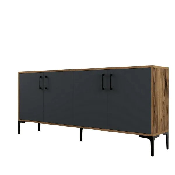 Skrinka Kiev Walnut and Anthracite