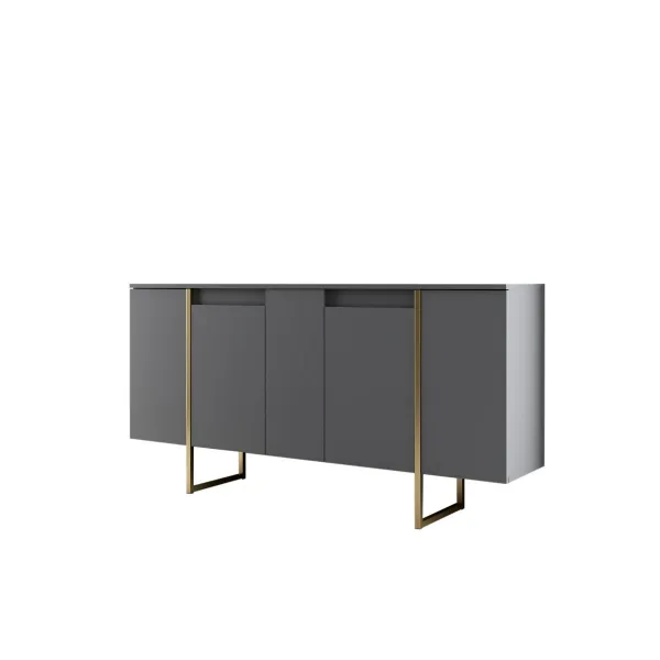 Skrinka Luxe Anthracite and Gold