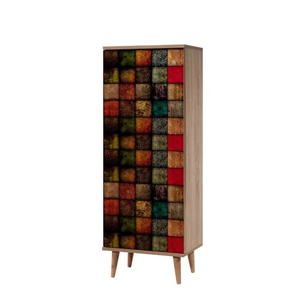 Skrinka na topánky Mega Sonoma Oak Cubes