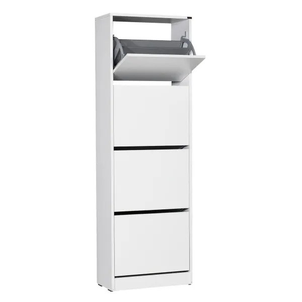 Skrinka na topánky Sham White