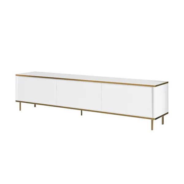 Televízny stolík Imaj White and Gold