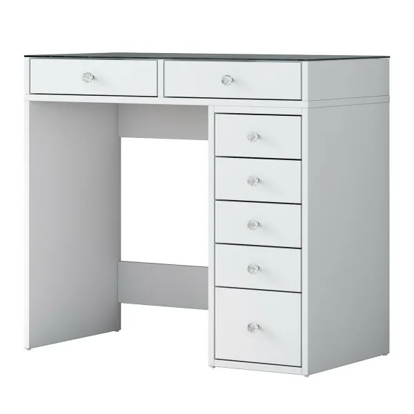 Kozmetický stolík Aurora White