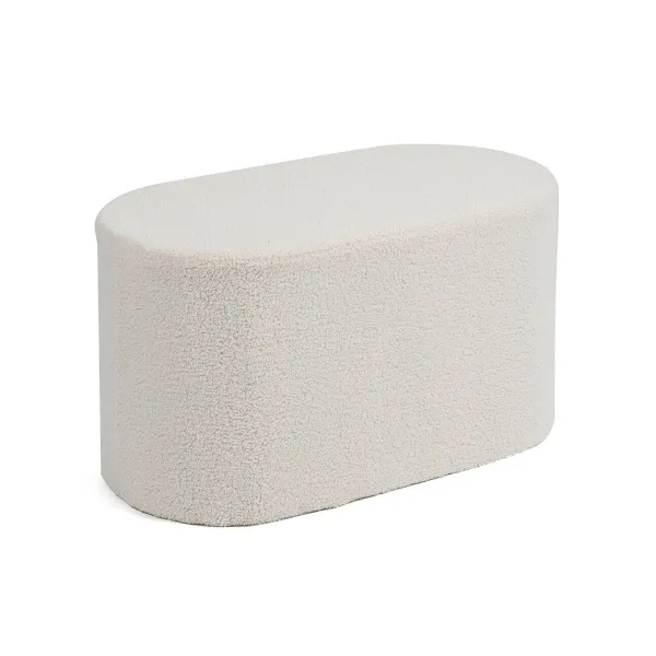Taburet SOFT Capsule, biela