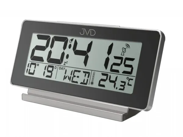 Rádiom riadený budík JVD RB3523.2, 17cm
