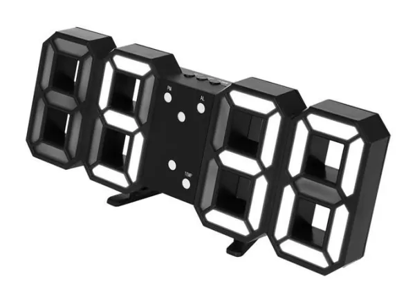 Led hodiny budík s budíkom Isot9143, 23cm