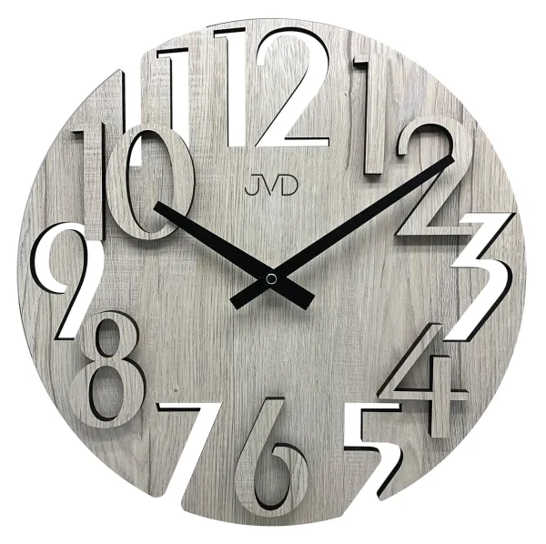Nástenné hodiny JVD HT113.2, 40cm sivá