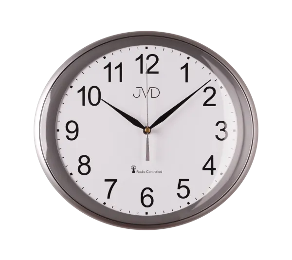 Nástenné hodiny JVD RH64.3 strieborná 30 cm