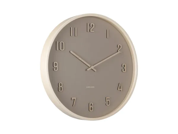 Nástenné hodiny Nervadura Karlsson KA6117BR, 41cm