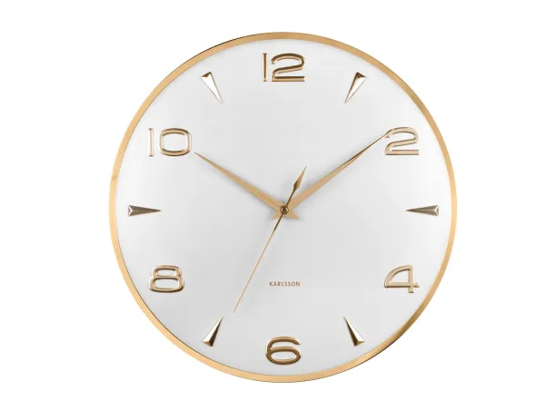 Nástenné hodiny Karlsson KA6017WH, 41cm poškodený obal