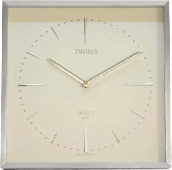 Hodiny Twins 2904 biele 30cm