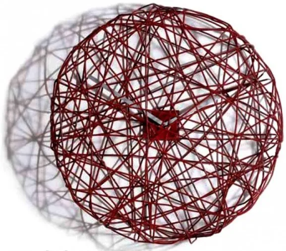 Hodiny Diamantini & Domeniconi Ci Vediamo red 50cm