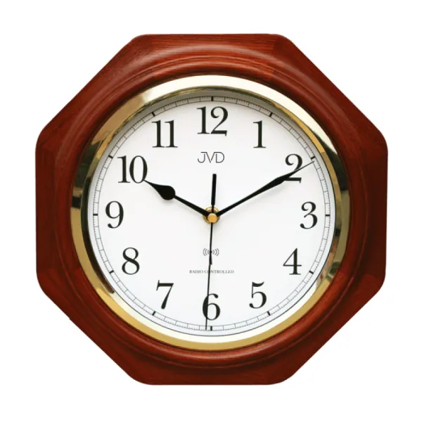 Tradičné drevené hodiny JVD NR7172.3 (28 cm) – Rádiom riadené