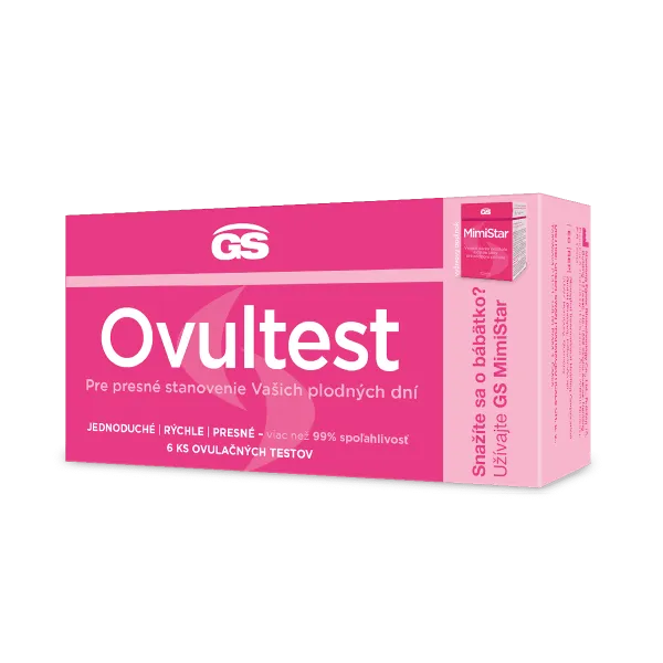 GS Ovultest, 3v1, 6ks ovulačných testov