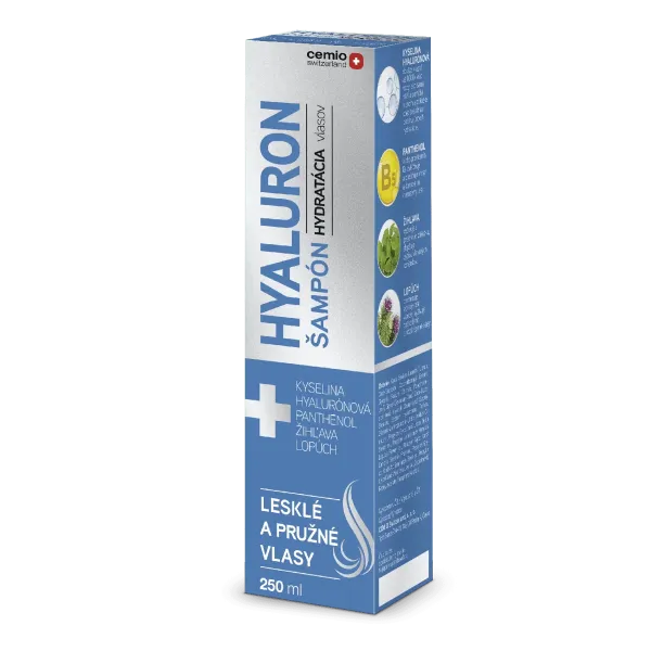 Cemio HYALURON šampón pre hydratáciu vlasov, 250 ml