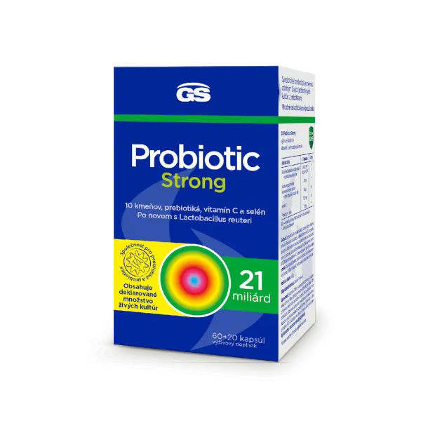 GS Probiotic Strong, 60 + 20 kapsúl