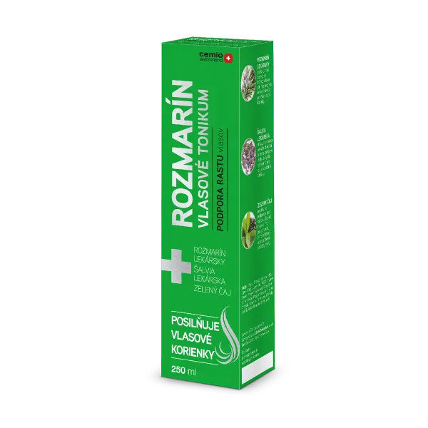 Cemio ROZMARÍN vlasové tonikum na podporu rastu vlasov, 250 ml